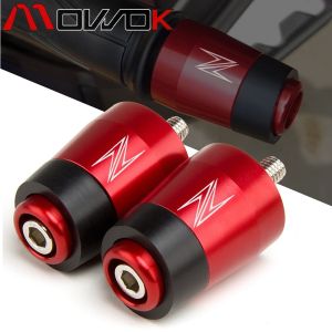 MOWOK For KAWASAKI Z400 Z750 Z800 Z900 Z900RS Z1000 Z1000SX Z1000R Motorcycle Handlebar Grips Cap End handle Plugs Slider cap