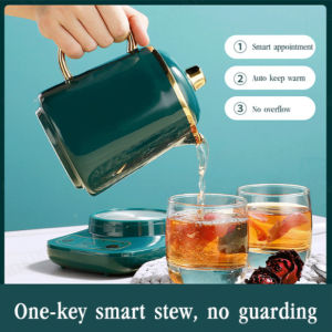 เครื่องชงชาแยก สีเขียวชาดอกไม้ ถ้วยชามัลติฟังก์ชั่นในออฟฟิศ ปรับแต่งได้ความจุคือ 0 8lหม้อสตูว์