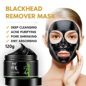 120g Bamboo Charcoal Blackhead Remover Mask Cream Remove Blackheads Acne Cleansing Skincare