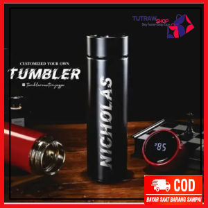 Hampers Hadiah Ulang Tahun Pacar Teman Sahabat Cewek Cowok Unik Termos Botol Minum Air Tahan Panas 500ml Costum Nama Logo Aesthetic