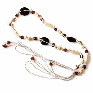 OWNNEW Bohemian Thắt lưng hạt cườm tết Có thể điều chỉnh 170cm Cạp quần Thanh lịch Phong Cách Dopamine Dây trang trí váy dành cho phụ nữ