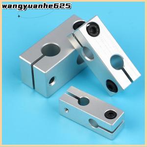 [WYH Store] 👗 Pillar fixing clamp vertical fixed diameter fastening aluminum alloy optical axis cross block steel pipe fixing bracket connecti