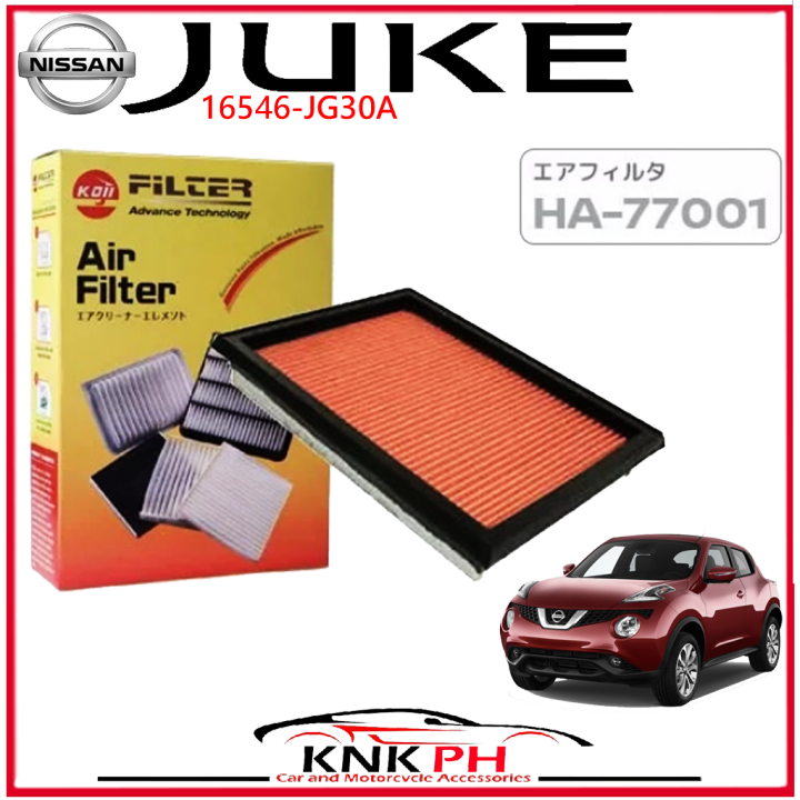 Nissan Juke (2016up) 16546JG30A KOJI Air Filter Element (Air Cleaner