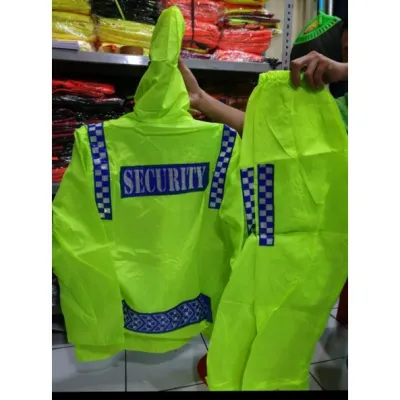 jas hujan security tebal anti air