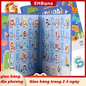 [COD] EHBqna 3PF Ship within 24 hours 78pcs tủ lạnh nam châm Montessori chữ từ cuốn sách Chính Tả Trò chơi giáo dục đồ chơi cho trẻ em Quà tặng