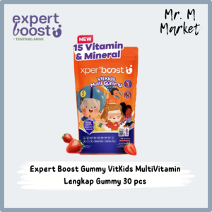Permen Vitamin Expert Boost VitKids Permen Multivitamin Anak 1 Pouch 30 pcs