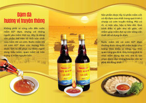 01 thùng 6chai nước Mắm cá cơm Hương Biển 60 độ