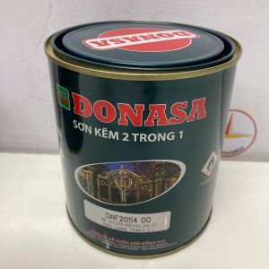Sơn Sắt Kẽm Donasa  2 trong 1 màu DAF 2054 Đỏ _ 800ml