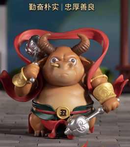 SG-Local Chinese Zodiac Cute Resin Figurine Car Dashboard Decor Lucky Gift National Trend Style