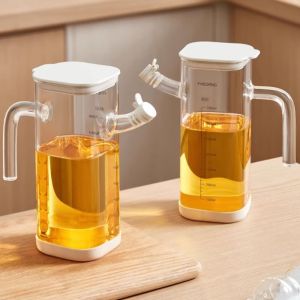 MAOMEI STORE có tay cầm Chai dầu thủy tinh Dung lượng lớn Chịu nhiệt Nồi đựng dầu ăn Dễ dàng làm sạch Có thể tháo rời Bình đựng dầu ô liu Sử dụng trong nhà bếp