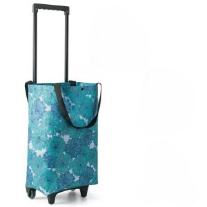 Large Capacity Shopping Trolley Bag Folding Shopping Cart Large Capacity Grocery Trolley Cart