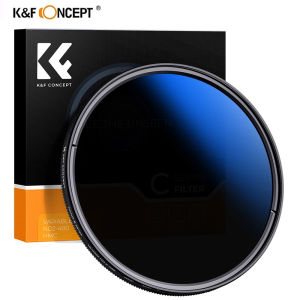 K&F Concept 67mm ND Filter Fader Variable Neutral Density Filter ND2 to ND400 for Camera Lens Ultra-Slim Multi Blue Coated Filter