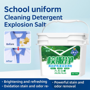 Uniform Wash Powder Clothes Whitening Agent Explosion Salt Removes Ink/Grass/Food Stains