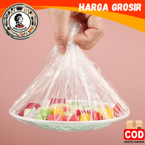 BAHAN SERBAGUNA PLASTIK MANDI PENUTUP KEPALA RAMBUT / PLASTIK PENUTUP MAKANAN DAN SAYUR