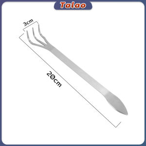 Onisa Stainless Steel Gardening Rake Dual Purpose Shovel Weeding Uprooting Tool 1 Piece