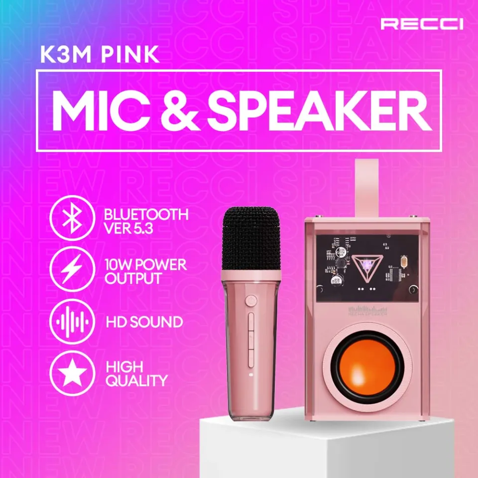 Recci K3M Mic and Speaker Bluetooth V5.0 Lazada PH