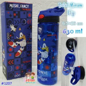 Botol Minum Motif Sonic / Bottle Flip Sonic / Tempat Minum Sonic Anak Laki-Laki dan Perempuan