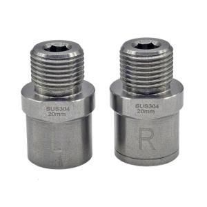 1 Cặp Bàn Đạp Xe Đạp Đua Extender Bàn đạp xe đạp leo núi Adapter thép xe đạp bàn đạp mở rộng bu lông miếng đệm bền