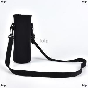 [COD] folp 1X Neoprene chai nước tàu sân bay cách điện cup Bìa Bag chủ Pouch với dây đeo