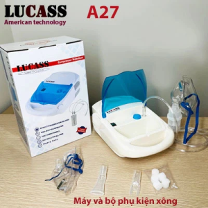 Máy xông khí dung hút 3 trong 1 Lucass A27 (xông mũi hút mũi hút mụn)