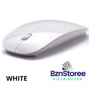 Grosir Mouse wireless gaming murah slim Putih/hitam/wireless mouse gaming/Mouse slim tipis USB wireless Bluetooth tanpa kabel 4D Optical Model pc laptop komputer Modern