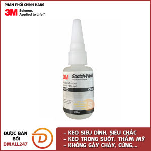 Keo dán đa năng siêu dính Scotch-Weld 20g 3M PR100 - Dán nhanh bền chắc không cháy gia dụng