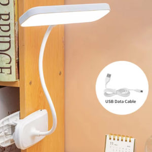 Table Lamp USB Rechargeable Desk Lamp with Clip Bed Reading Book Night Light LED Touch 3 Modes 阅读灯