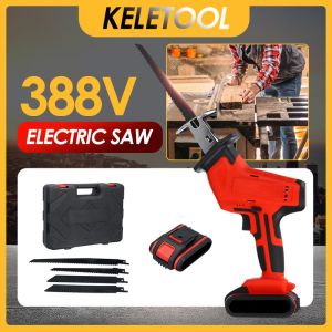 Cordless Electric Saw Reciprocating Saw for Wood Metal Cutting DIY Power Saws with Saw Blades cordless reciprocating saw Mesin Gergaji Elektrik chain saw stihl Partition saw machine electric saw for wood
