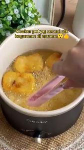 2 in 1 Multifunction 1.8L/600W Fast cooking Electric Cooker Cool Touch handle Visible Glass Cover Ceramic Pot