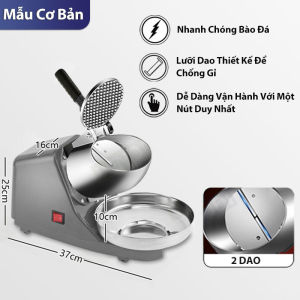 Máy xay đá gia đình hộ kinh doanh Máy xay đá 2 lưỡi dao Máy xay đá dùng cho quán ca phê trà sữa