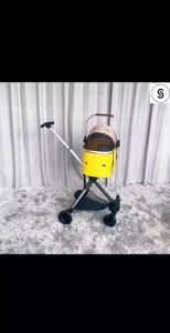 UrbanSpace SG-  Carrier Medium and Small Dog  Stroller High View Luxury Foldable Dog Cart Cat Dog Stroller