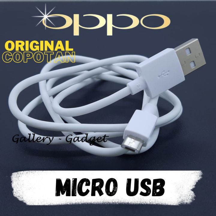 OPPO kabel data 2A Micro USB Kabel Charger OPPO Original asli