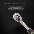 Deli Ratchet Wrench/Kunci Ratchet 45 Gerigi 1/4 1/3 1/2  inch Chrome 50BV30 DL2323 DL2X21/Alat Perkakas. 