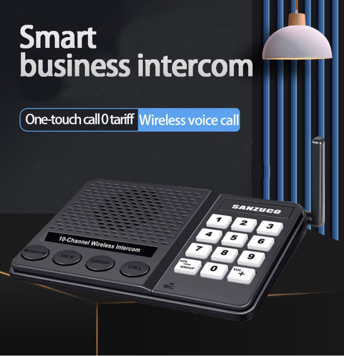[Ready stock] Wireless Intercom System for Home and Business Office ...