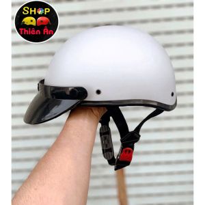 Mũ Thời Trang - An Toàn - Giá Rẻ - Chất Lượng Nón Bảo Hiểm Cao Cấp Haly Lưỡi Trai - Nón Bảo Hiểm Nửa Đầu - Sơn Phủ Nano - Thời Trang Hợp Với Nam & Nữ