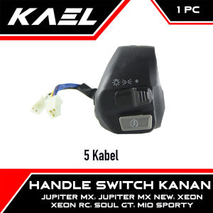 Saklar Kanan Kiri Mio-Soul-Sporty-Smile-J-GT-M3-Z-S/Soul GT 115-125/Xeon RC-GT/Jupiter MX Old-MX New-Z New Burhan 2006-2008 Handle Handel-Hendel-Switch-Swit-Switc-Right-R-Tombol