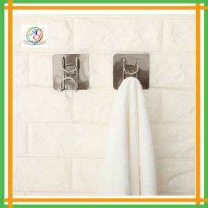 Gantungan Baskom Ember Stainless Tempel Kait Gantungan Handuk Cantolan Bak Dinding Alat Gantung Serbaguna