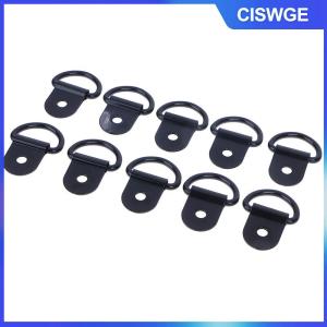 CISWGE 10 cái thép không gỉ D hình dạng kéo móc Tie xuống Neo vòng sắt hàng hóa Tie xuống vòng cho rơ moóc RV thuyền phụ kiện