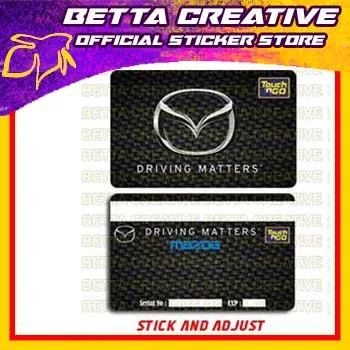Mazda Exclusive Look Touch n Go Sticker Front & Back [ Betta Creative ]