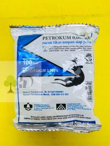 Racun tikus umpan siap pakai Rodentisida PETROKUM 0.005 BB dari Petrokimia Kayaku. joss tenan!!