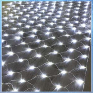 96Led Solar Net Mesh String Lights Outdoor Waterproof LED Lights Christmas Holiday Garden Decor