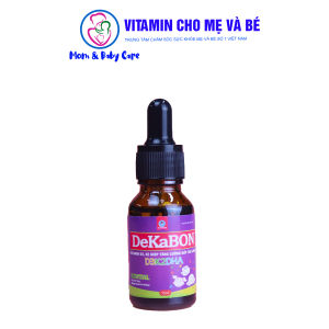 Combo mua 3 tặng 1 Vitamin D3k2 DHA Dekabon15ml - Bổ sung Vitamin DHA tăng khả năng hấp thu canxi cho trẻ - Mom & Baby