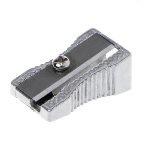 Metal Bevelled Single Hole Pencil Sharpener School Office Sharpener Stationery