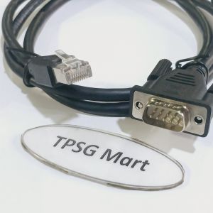 Cáp Com ra Lan dài 1m / Cable Com 9 DB9M to Lan (Chuẩn Com 9 Kim Đực ra Lan RJ45)