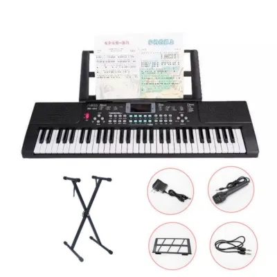 Keyboard piano elektronik digital 61 keys Free Mic nya cocok bg pemula