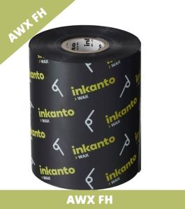 inkanto AWX FH Premium Wax Ribbon at 110mm x 300m Face Out