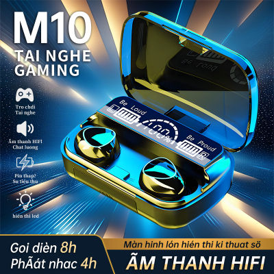 Tai Nghe Bluetooth M10 Công Nghệ Bluetooth V5.3 Mạnh Mẽ Thời Gian Sử Dụng 5 Giờ Thiết Kế Sang Trọng