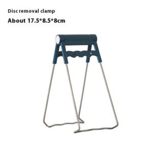 ด้ามจับทนความร้อนคลิปหนีบชามกันลื่นอุปกรณ์ที่ใช้ในครัวเพื่อการเสิร์ฟที่ปลอดภัย