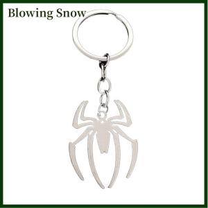 Blowing Personalized Spider Keychain Araneid Animal Key Ring Metal Key Chain Women Men Handbag Accessorie Key Holder Car Keychain