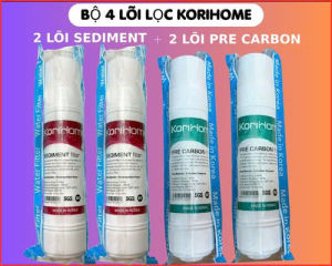 COMBO 4 LÕI LỌC THÔ GỒM 2 LÕI SEDMENT2 LÕI PRE KORIHOME
